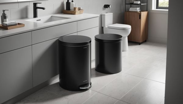 Les poubelles de salle de bain : entre design et praticité